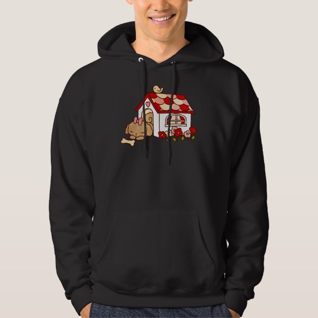 Pudel Spipande Hoodie (Framsida)