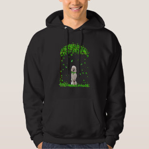 Pudel St patricks day Irish Shamrock Hund Kärlek Hoodie