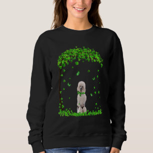 Pudel St patricks day Irish Shamrock Hund Kärlek T Shirt