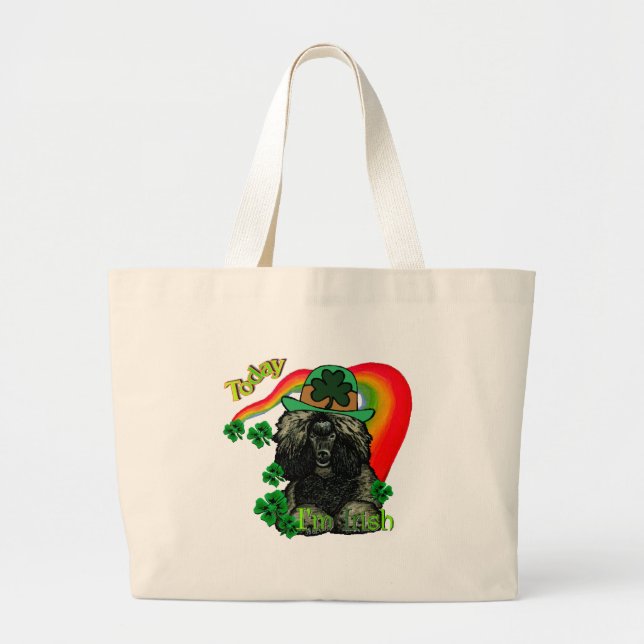 Pudel St patricks day Jumbo Tygkasse (Framsidan)