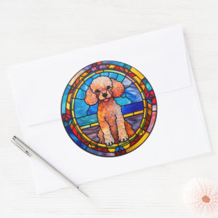 Pudel Sticker Pack Runt Klistermärke