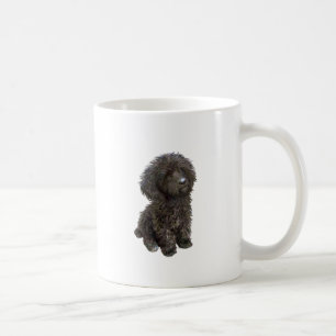 Pudel - svarta leksak valpen kaffemugg
