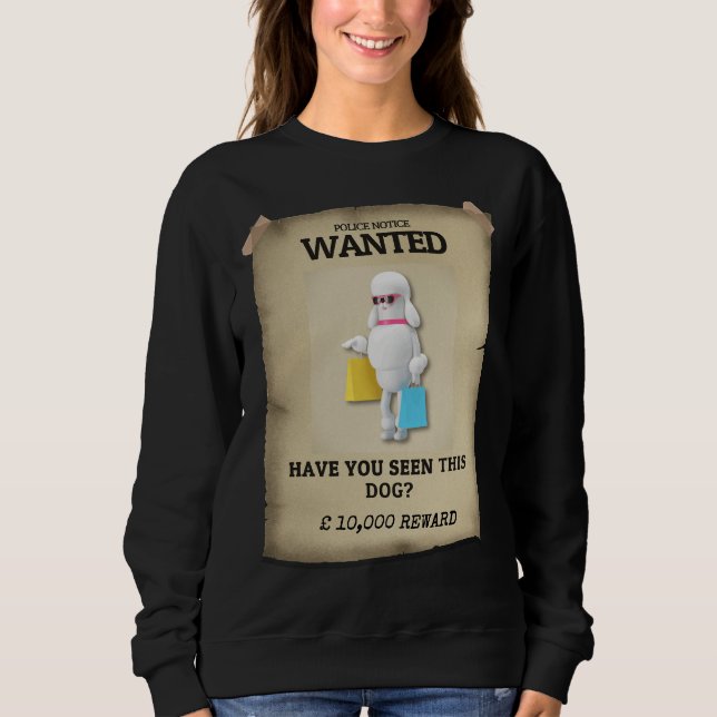 Pudel T- T Shirt (Framsida)