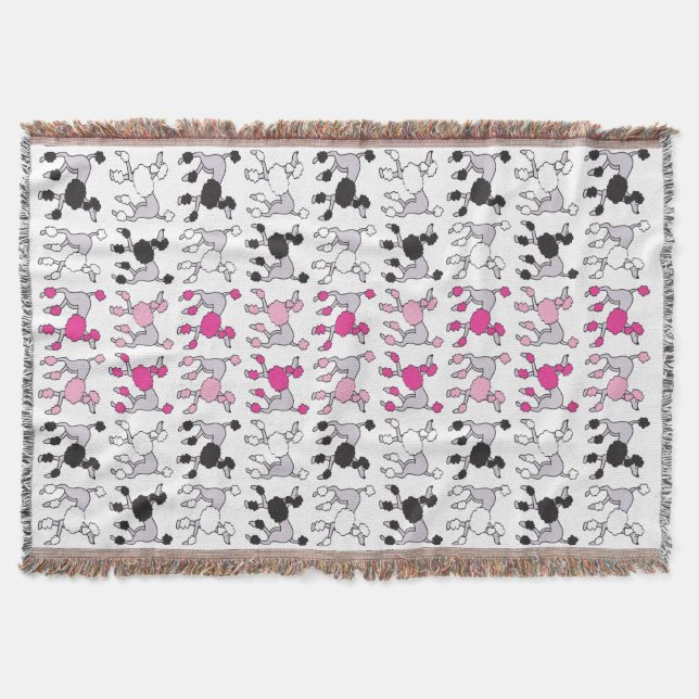 Pudel Throw Blanket Filt (Framsidan)