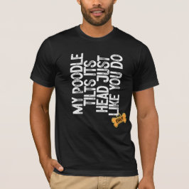 Pudel Tlits huvud som du T Shirt