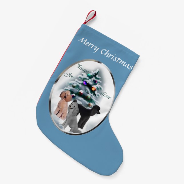 Pudel Trio-jul Liten Julstrumpa (Framsidan (Hängande))