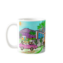 Pudel Valperna Kaffe koppar - Handflatan Vår