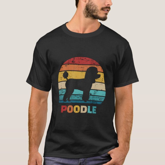 Pudel Vintage T Shirt (Framsida)