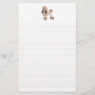 Pudel - Visa Jacka: Linjerad papper