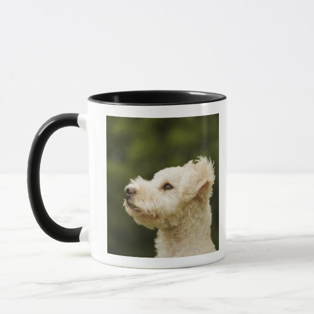 Pudel (vit) 2 mugg (Vänster)