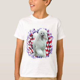 Pudel (vit) Patriot T-shirt