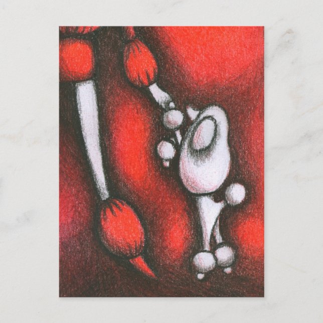 pudel vykort (Framsida)