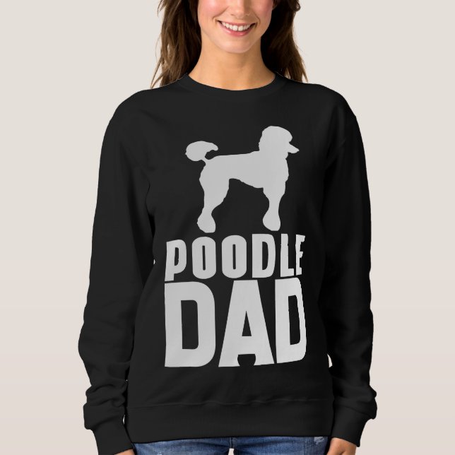 Pudel White Pappa T Shirt (Framsida)