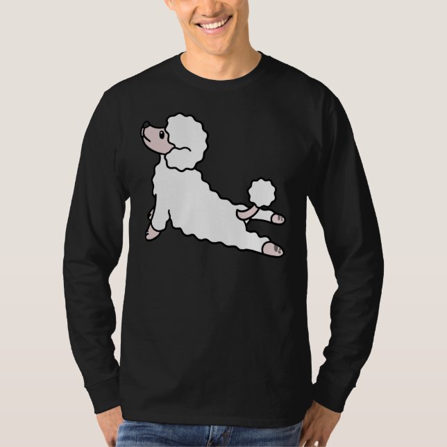 Pudel Yoga T Shirt (Framsida)