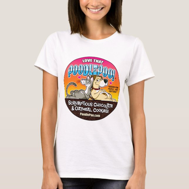 Pudelbajskakor Tee Shirt (Framsida)