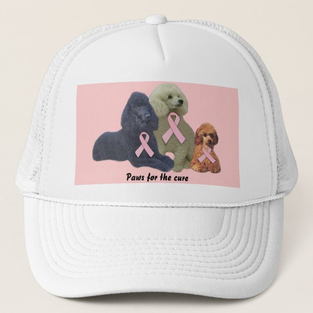 Pudelbröstcancerhatt Keps (Framsida)