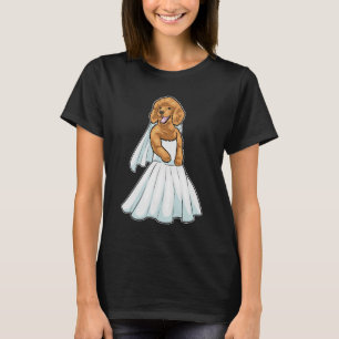 Pudelbrudklänning Bröllop T Shirt