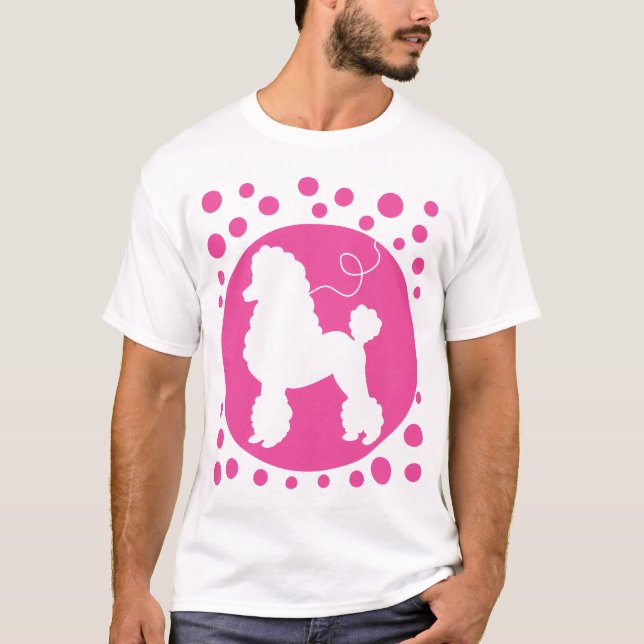 Pudelkjolskjorta med rosa polka dots tee shirt (Framsida)