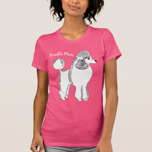 Pudelmammakvinna Bella Jersey T-tröja T Shirt