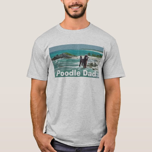 PudelpappaT-tröja T-shirt (Framsida)