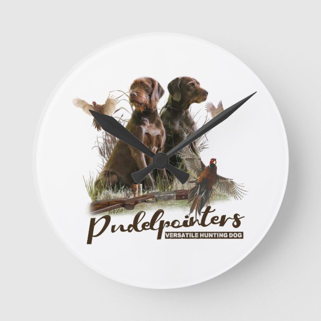 Pudelpekare, jakt på fasan rund klocka (Framsida)