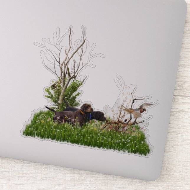 Pudelpekare Klistermärken (Detalj)