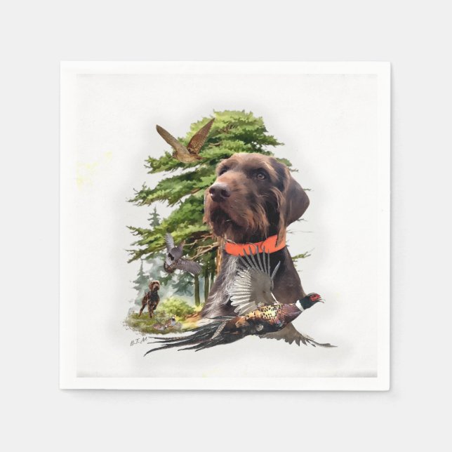 Pudelpekare Pappersservett (Framsidan)