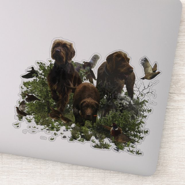 Pudelpekarmärket Klistermärken (Detalj)