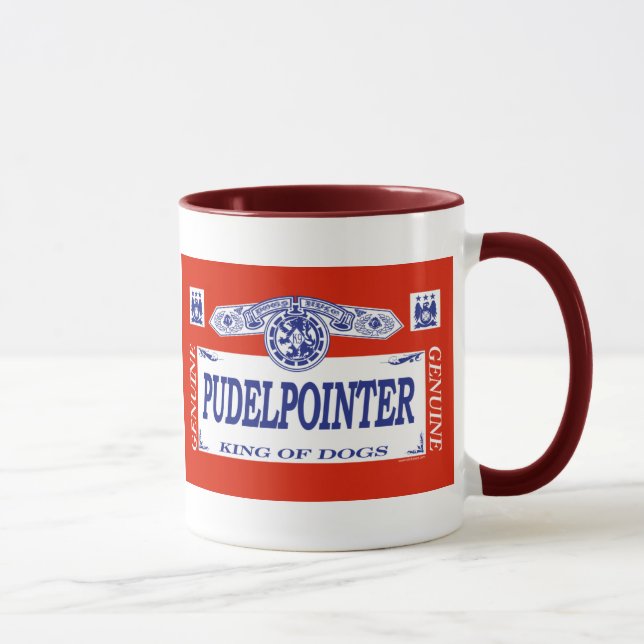 Pudelpointer Mugg (Höger)