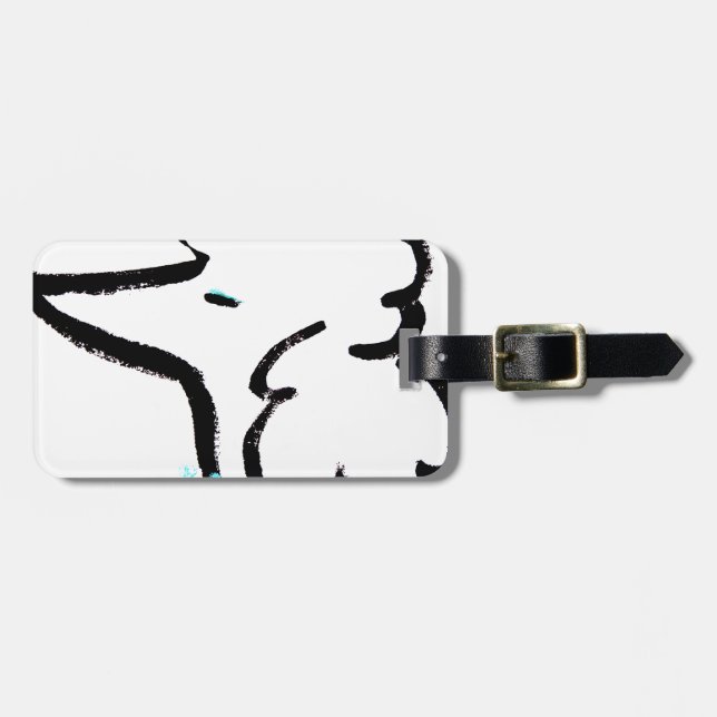 Pudelporträtt Bagagebricka (Horisontell Framsida)