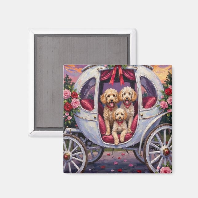 Pudelvalentinesdag  magnet (Front/Back)
