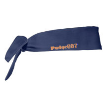Pudge007 Logotyp MÖRK BLÅTT (Side) Bandanna
