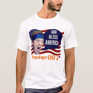 Pudge007 "Välsigna dig America!" T-Shirt (Manar)