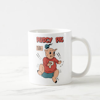 Pudgy griskaffemugg (11 uns. format) kaffemugg