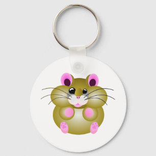 Pudgy Hamster Nyckelring