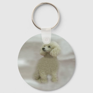Pudlar är himmelska Keychain Nyckelring