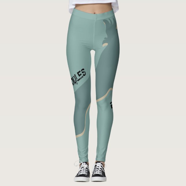 Pudlar flyger… leggings (Framsida)