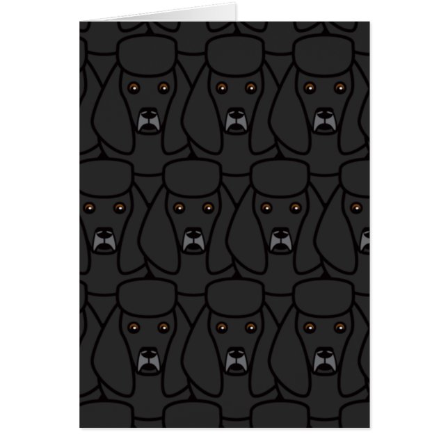 Pudlar Hälsningskort (Framsidan)