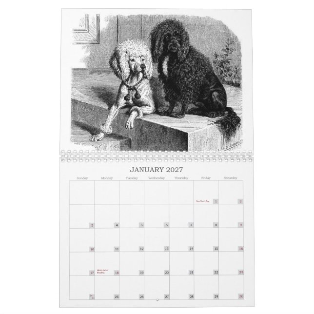 Pudlar: Kalender 2011 (Jan 2027)