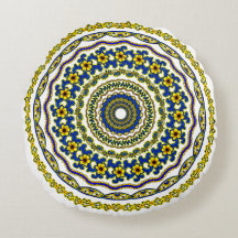 Pudon, omringad, för meditation, runt kudde