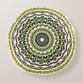 Pudon, omringad, för meditation, runt kudde