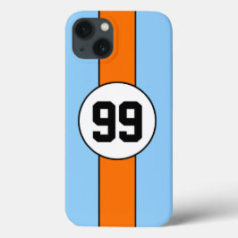 Pudra fodral för iPhone 6 för blått- och