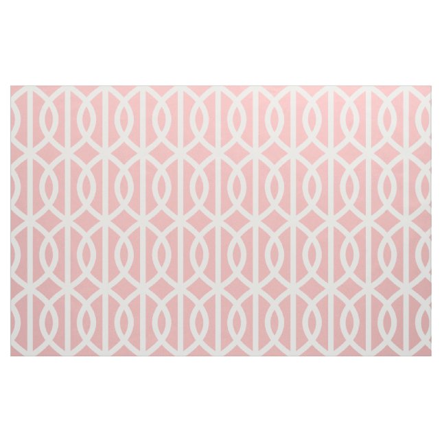 Pudra rosa spaljémönstertyg tyg (Fat Quarter)