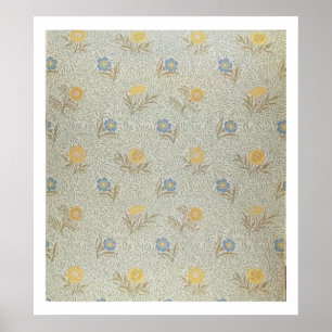 "Pudrad" design (textilen) Poster