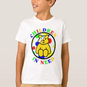 Pudsey Bear Ansikte Kids-Funny T Shirt