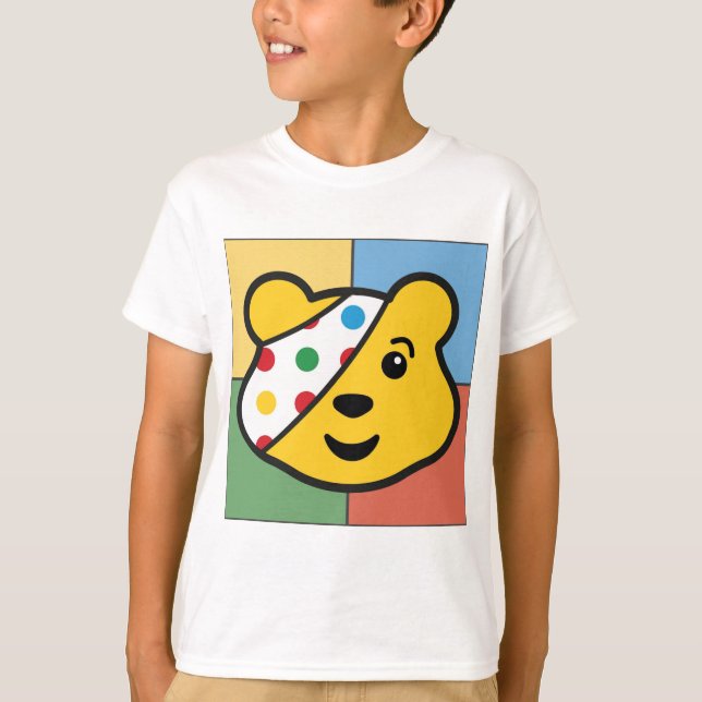 Pudsey Bear Ansikte T Shirt (Framsida)