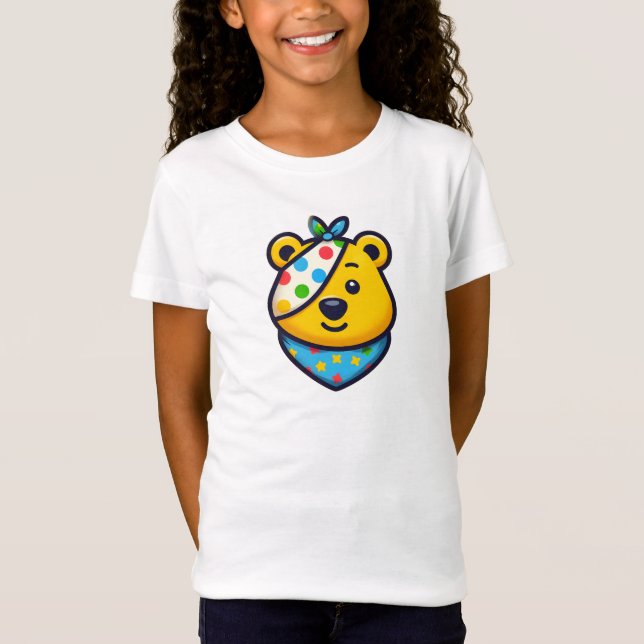 Pudsey Colorful Bear T Shirt (Framsida)
