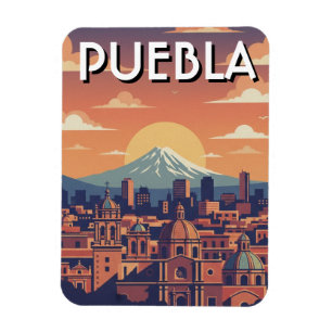 Puebla Mexico Resor Magnet