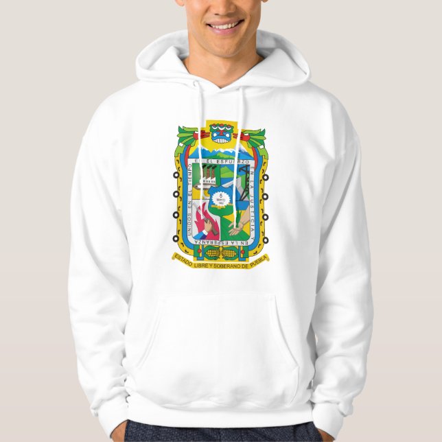 Puebla Mexico Sweatshirt Med Luva (Framsida)