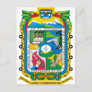 Puebla, Mexiko Vykort